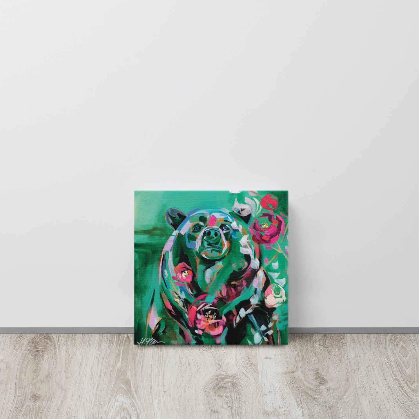 'FLOWER FIELDS' canvas print