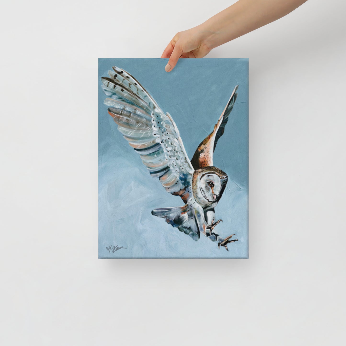 'AT LAST' canvas print