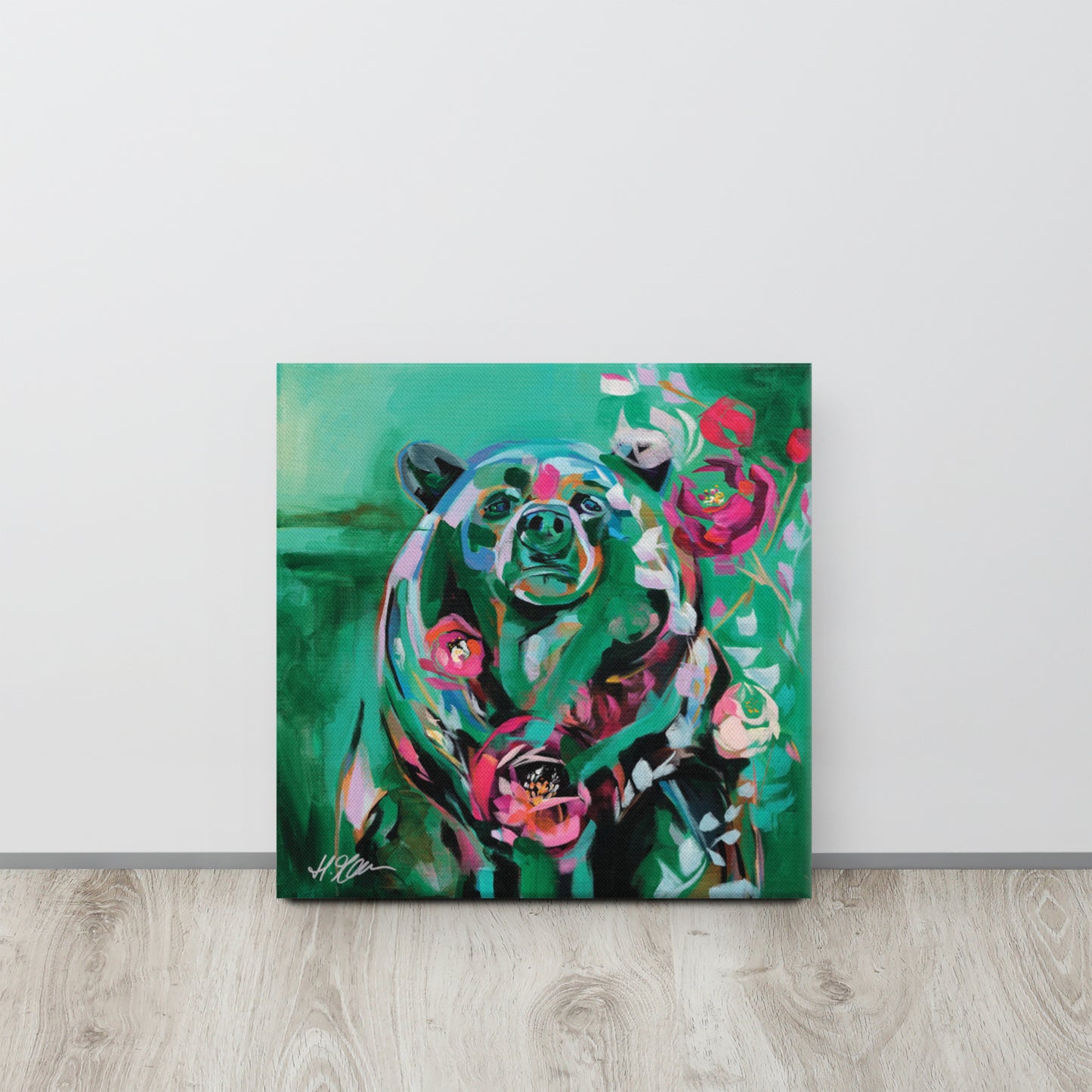 'FLOWER FIELDS' canvas print