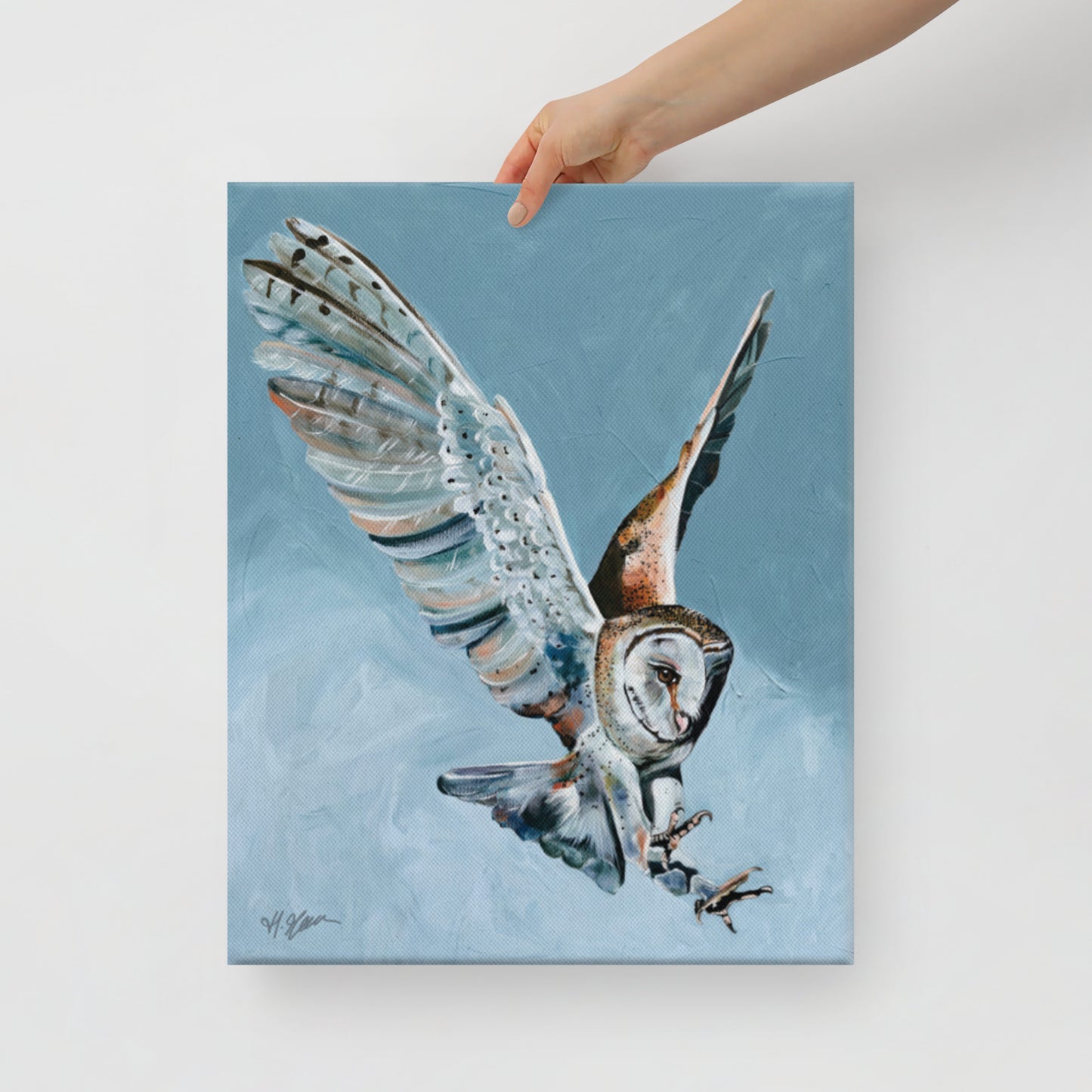 'AT LAST' canvas print