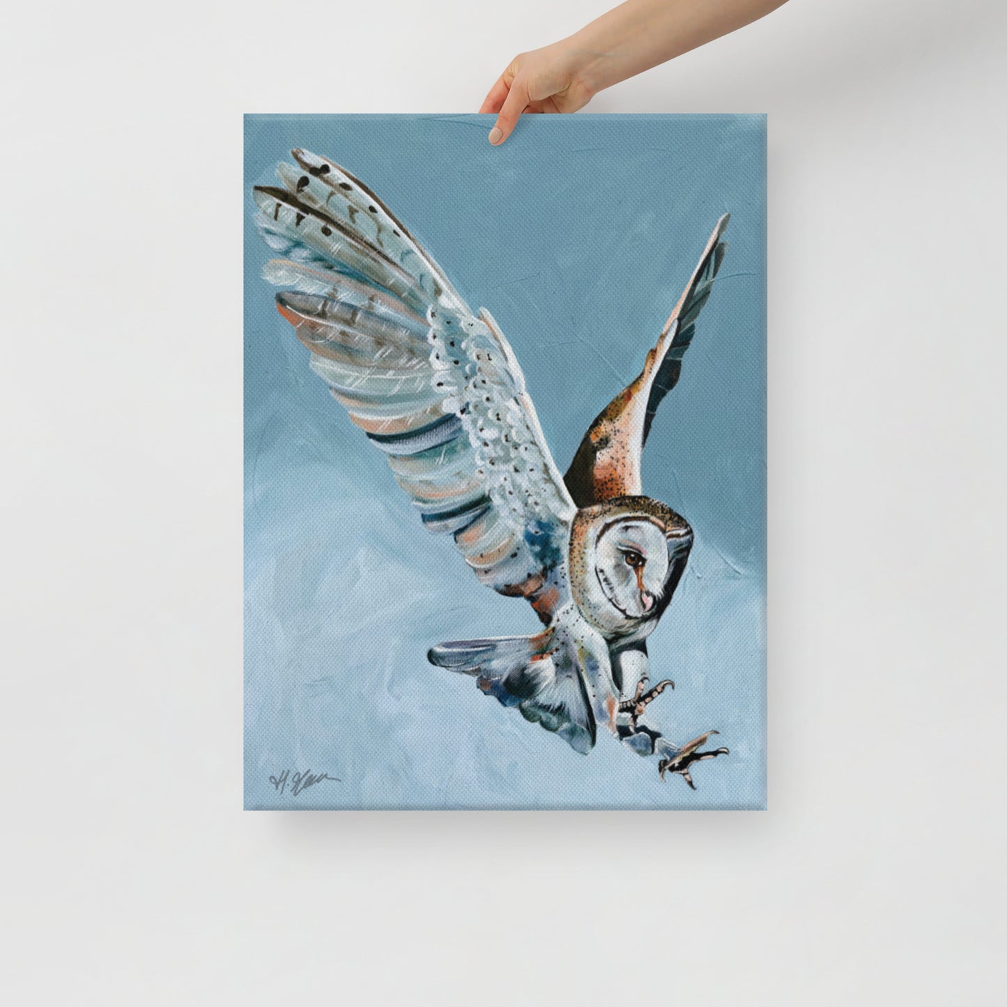 'AT LAST' canvas print